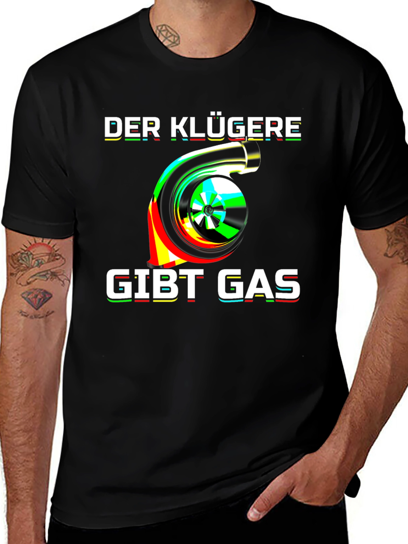 Der Klügere Gibt Gas Turbo T-Shirt