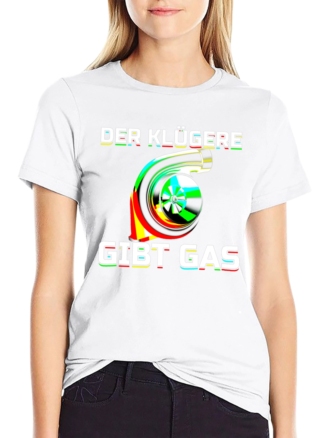 Der Klügere Gibt Gas Turbo T-Shirt