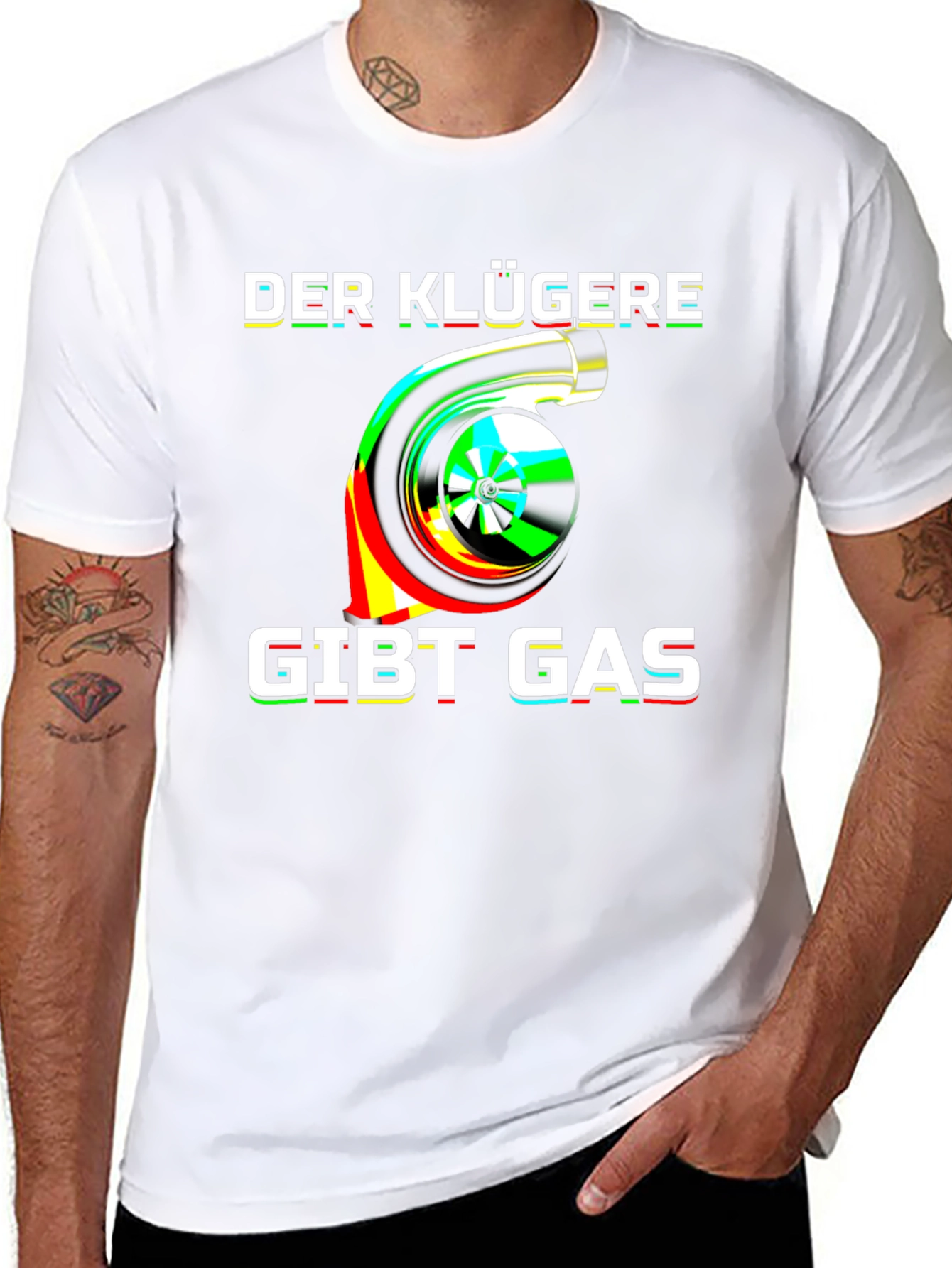 Der Klügere Gibt Gas Turbo T-Shirt