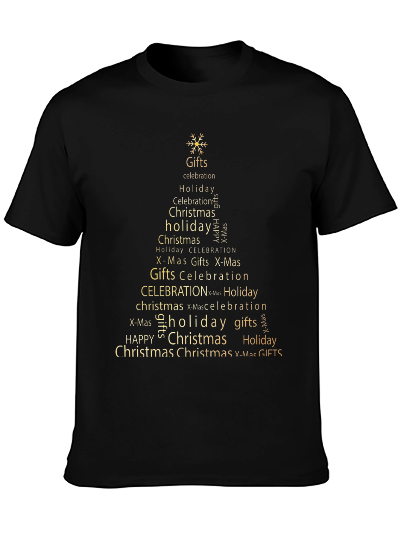Christmas Word Art T-Shirt