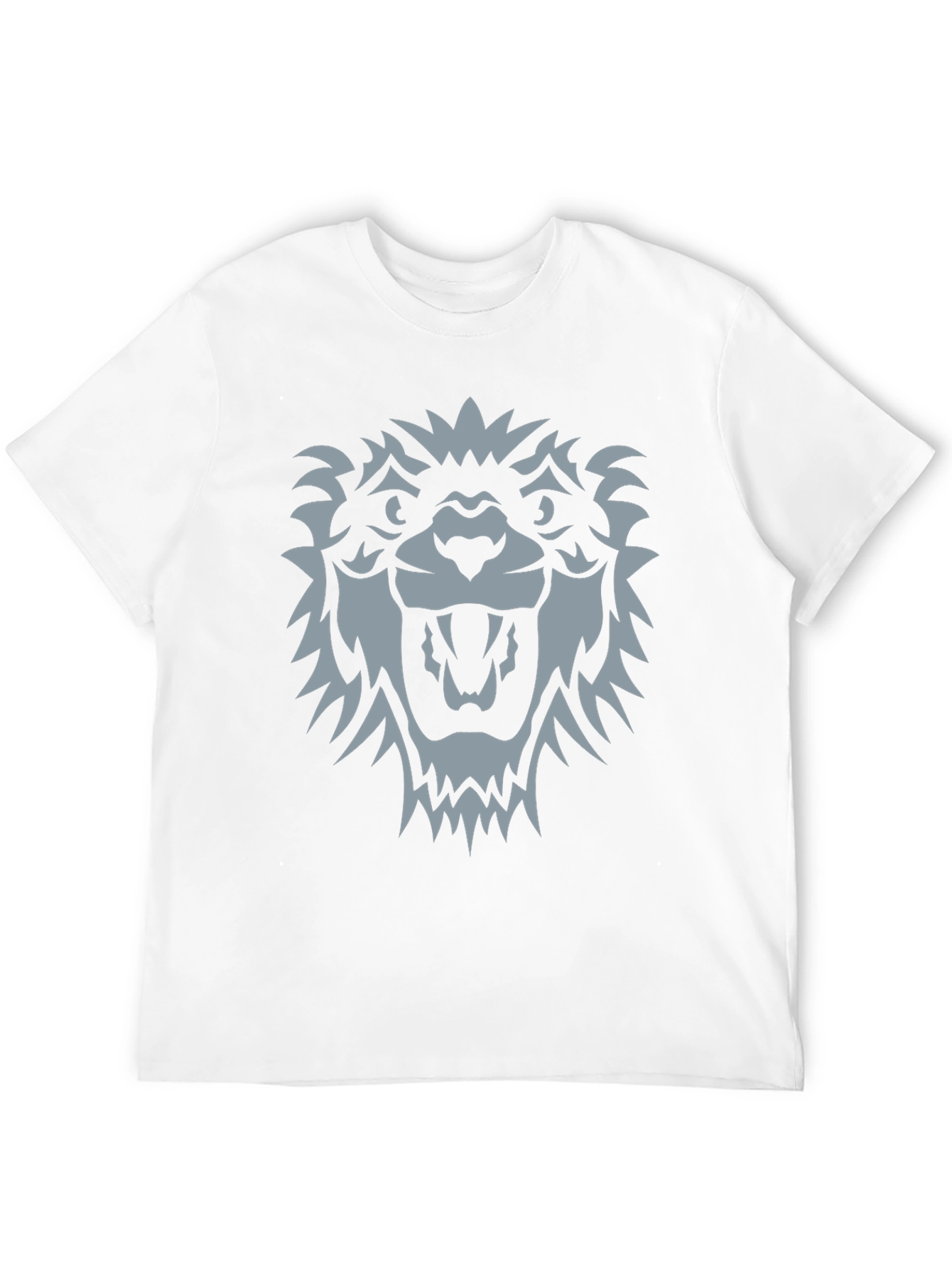 Black T-Shirt with Wolf Graphic