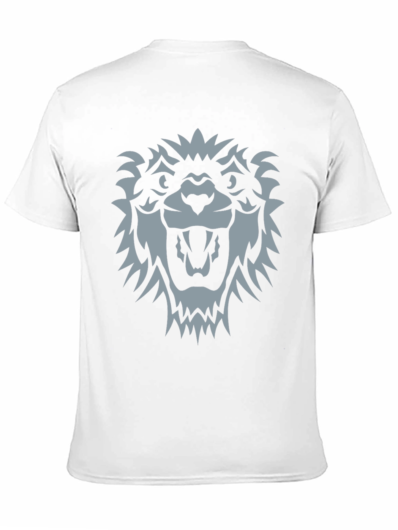 Black T-Shirt with Wolf Graphic