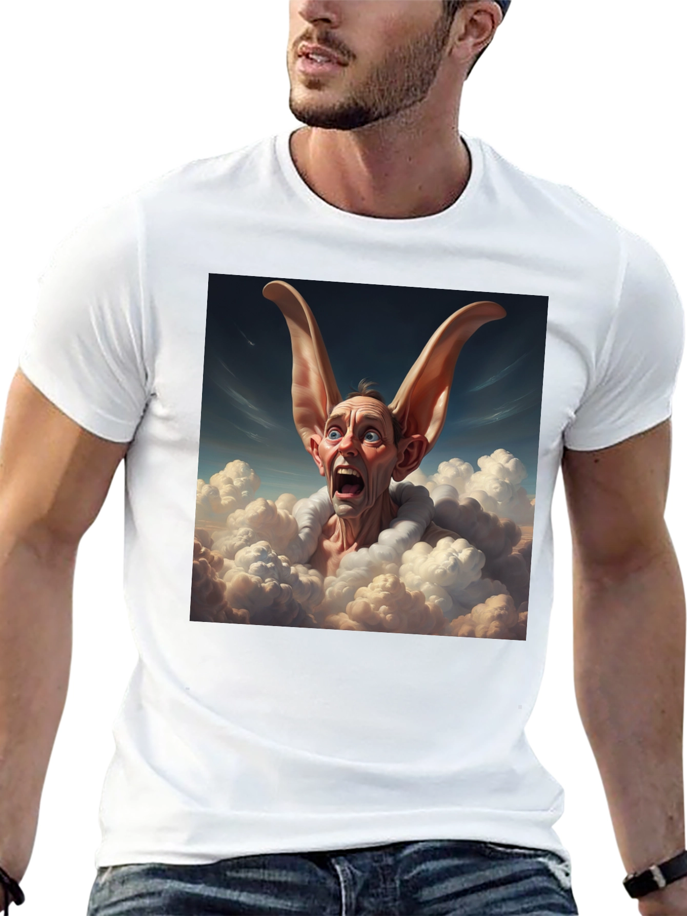 Surreal Cloudscape Creature T-Shirt