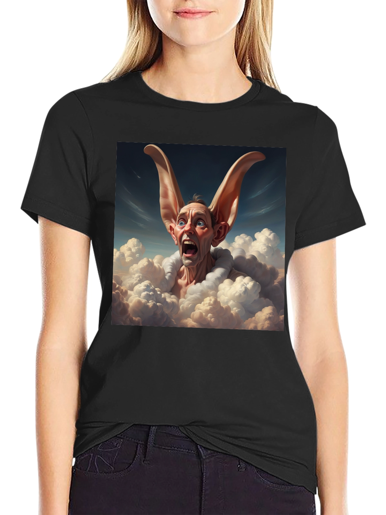 Surreal Cloudscape Creature T-Shirt