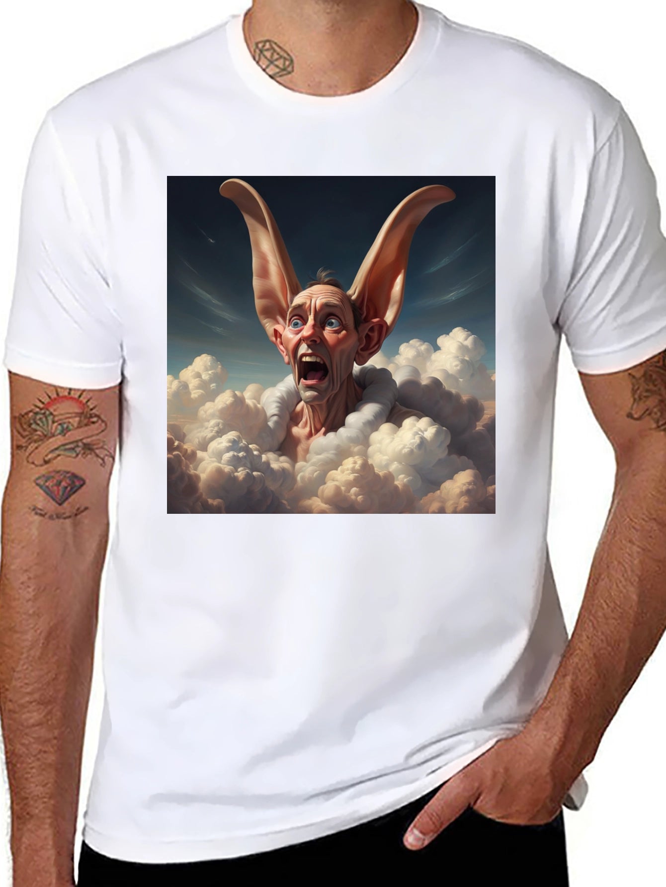 Surreal Cloudscape Creature T-Shirt