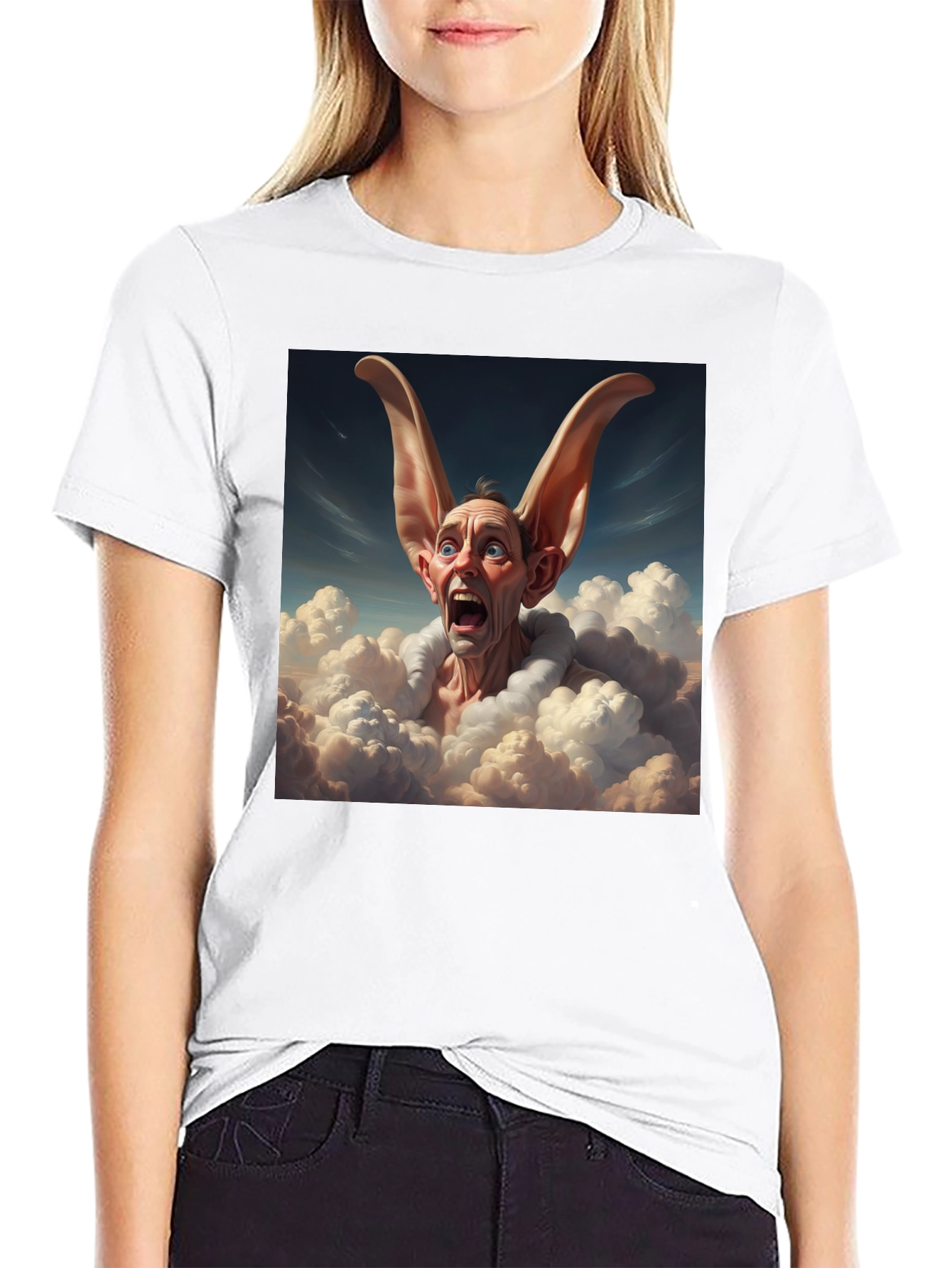 Surreal Cloudscape Creature T-Shirt