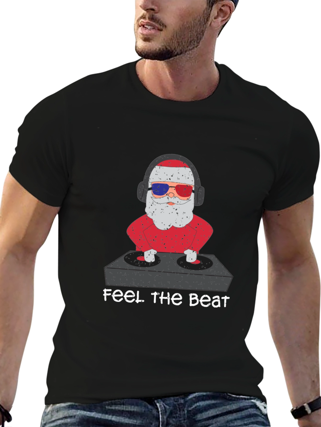 DJ Santa T-Shirt - Feel the Beat!