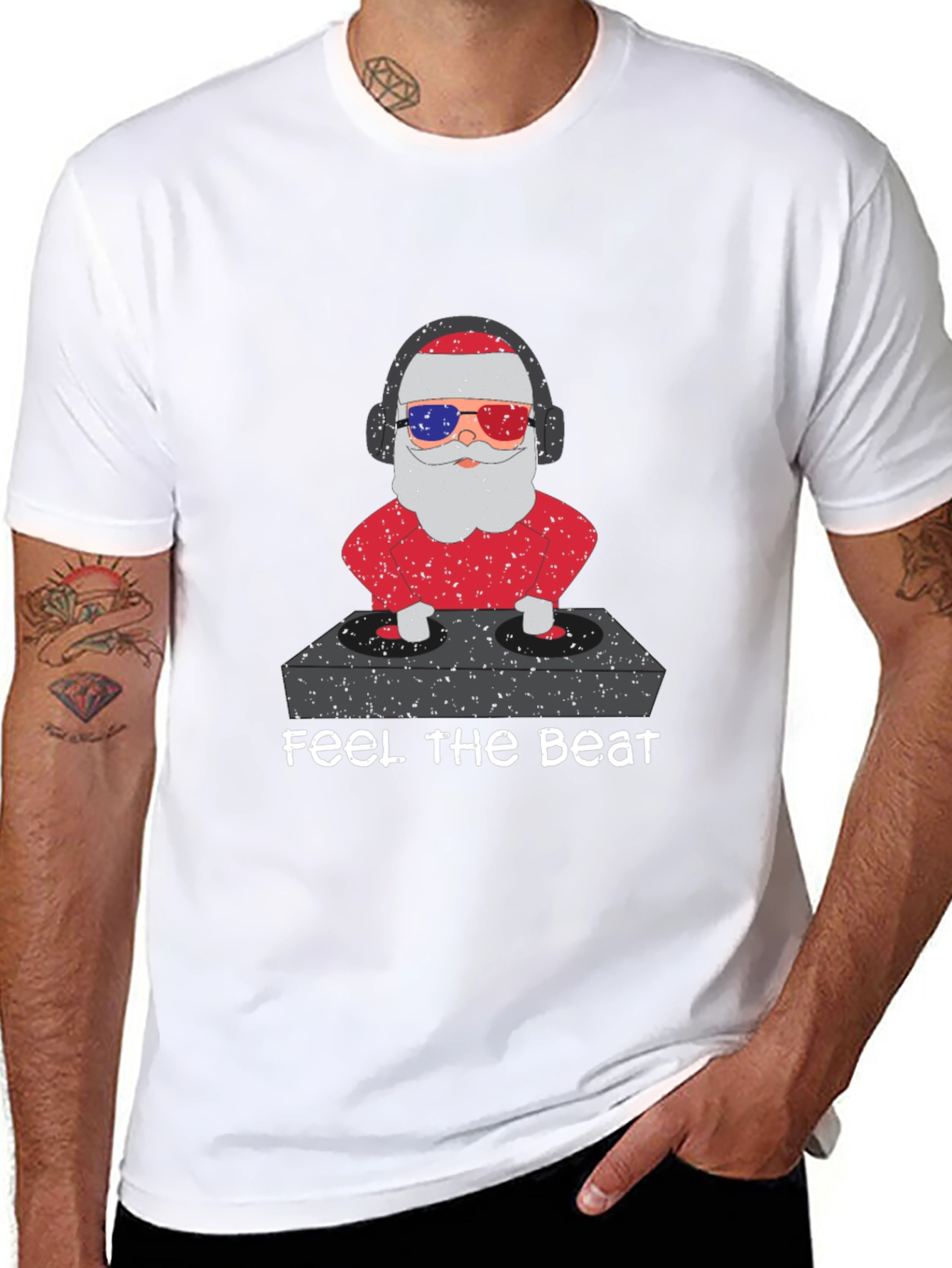 DJ Santa T-Shirt - Feel the Beat!