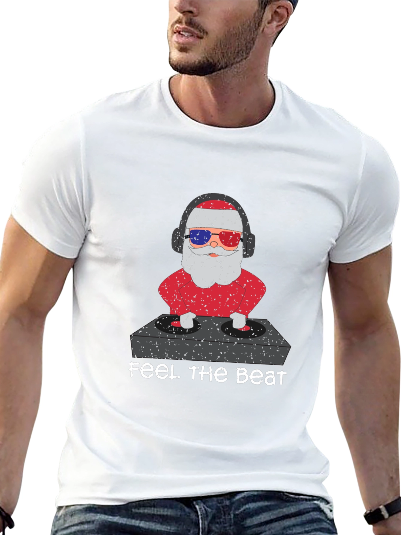 DJ Santa T-Shirt - Feel the Beat!