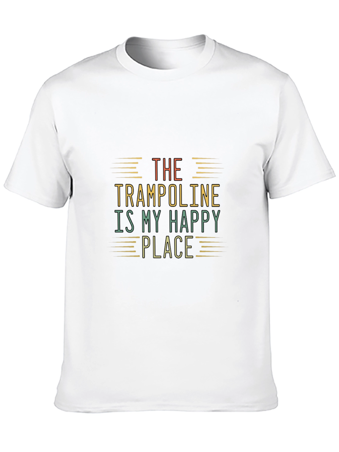 Trampoline Happy Place Graphic Tee