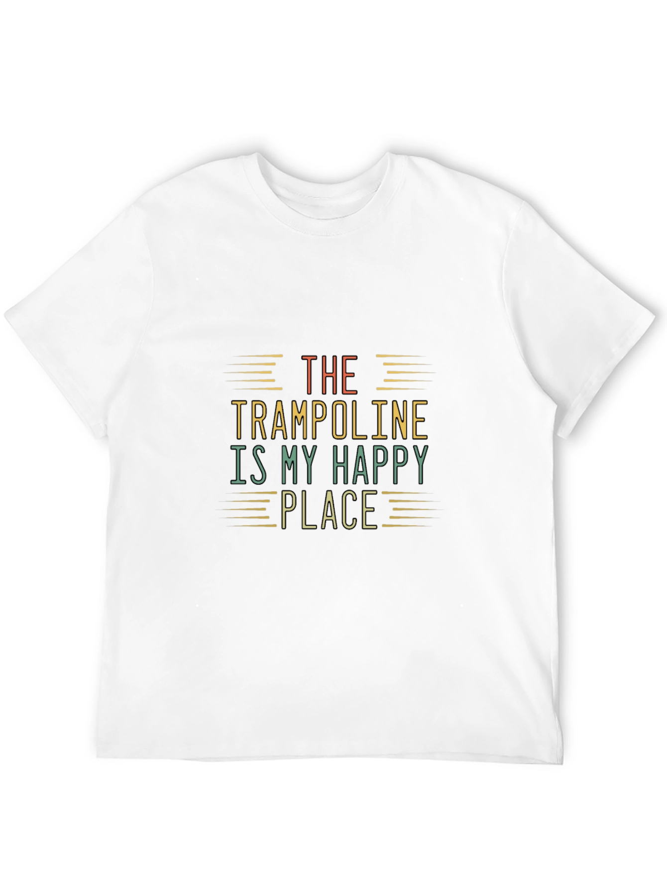 Trampoline Happy Place Graphic Tee
