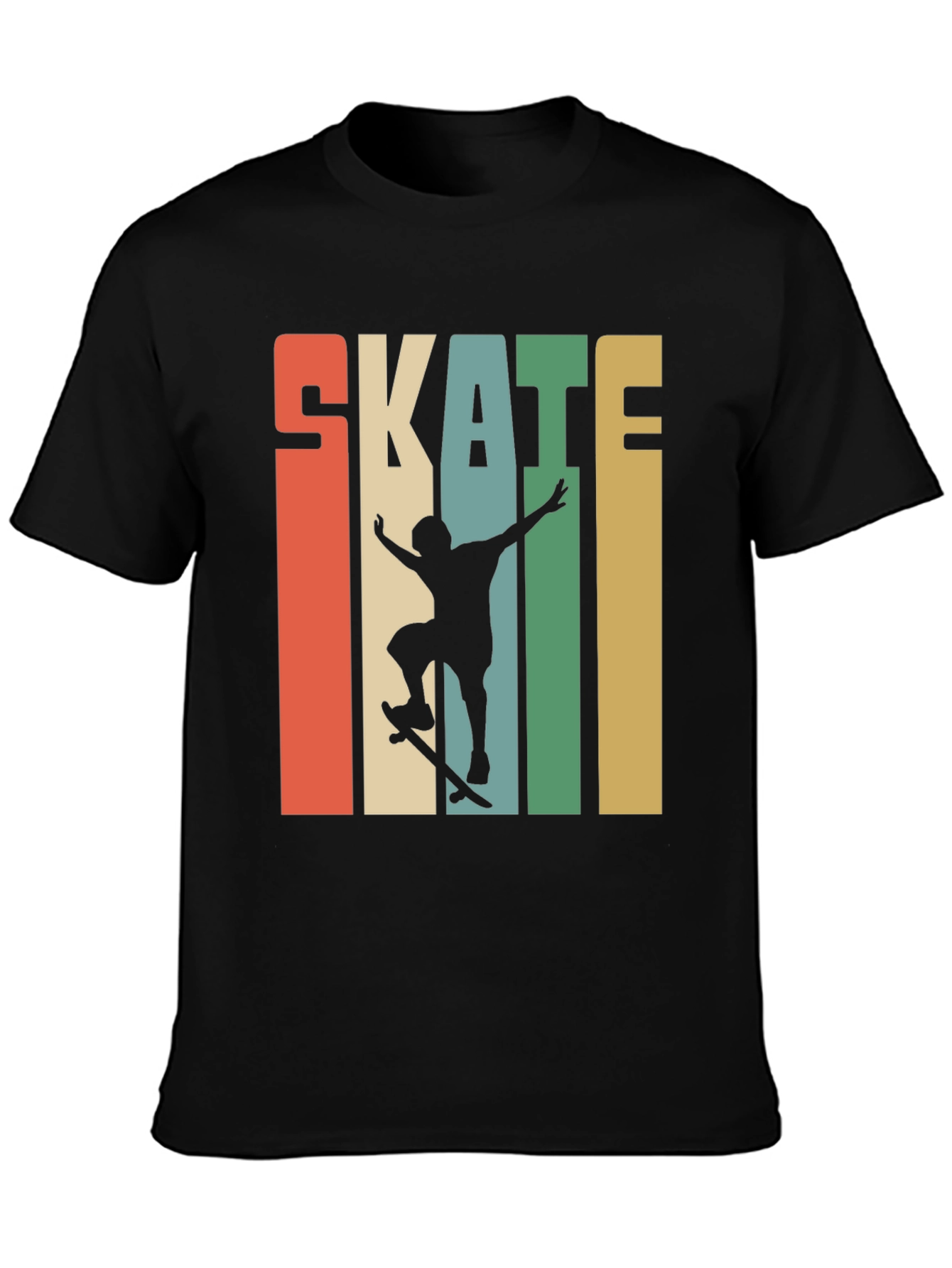 Retro Skate T-Shirt - Skateboarder Design