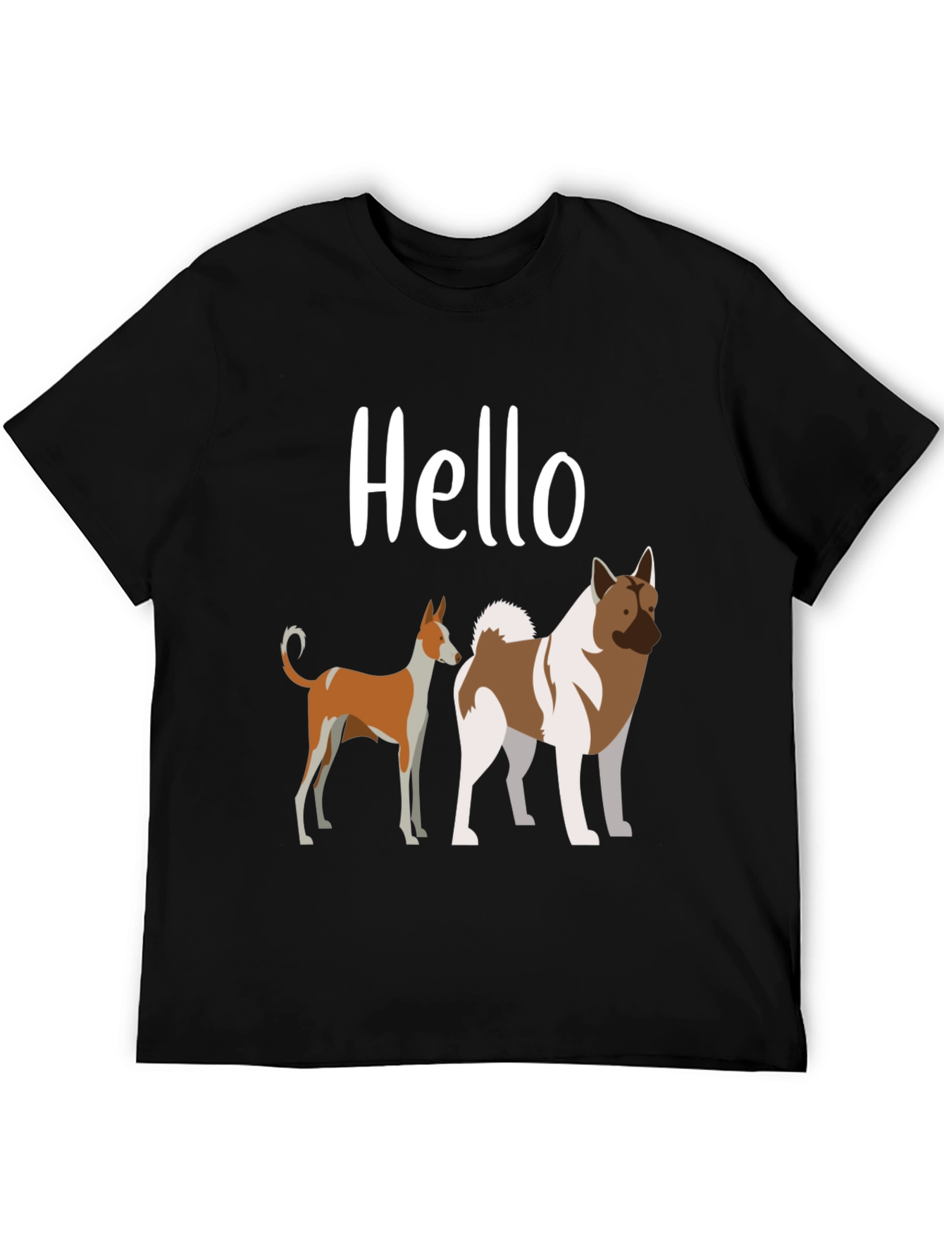 Hello Dog T-Shirt Cute Dog Lover Tee