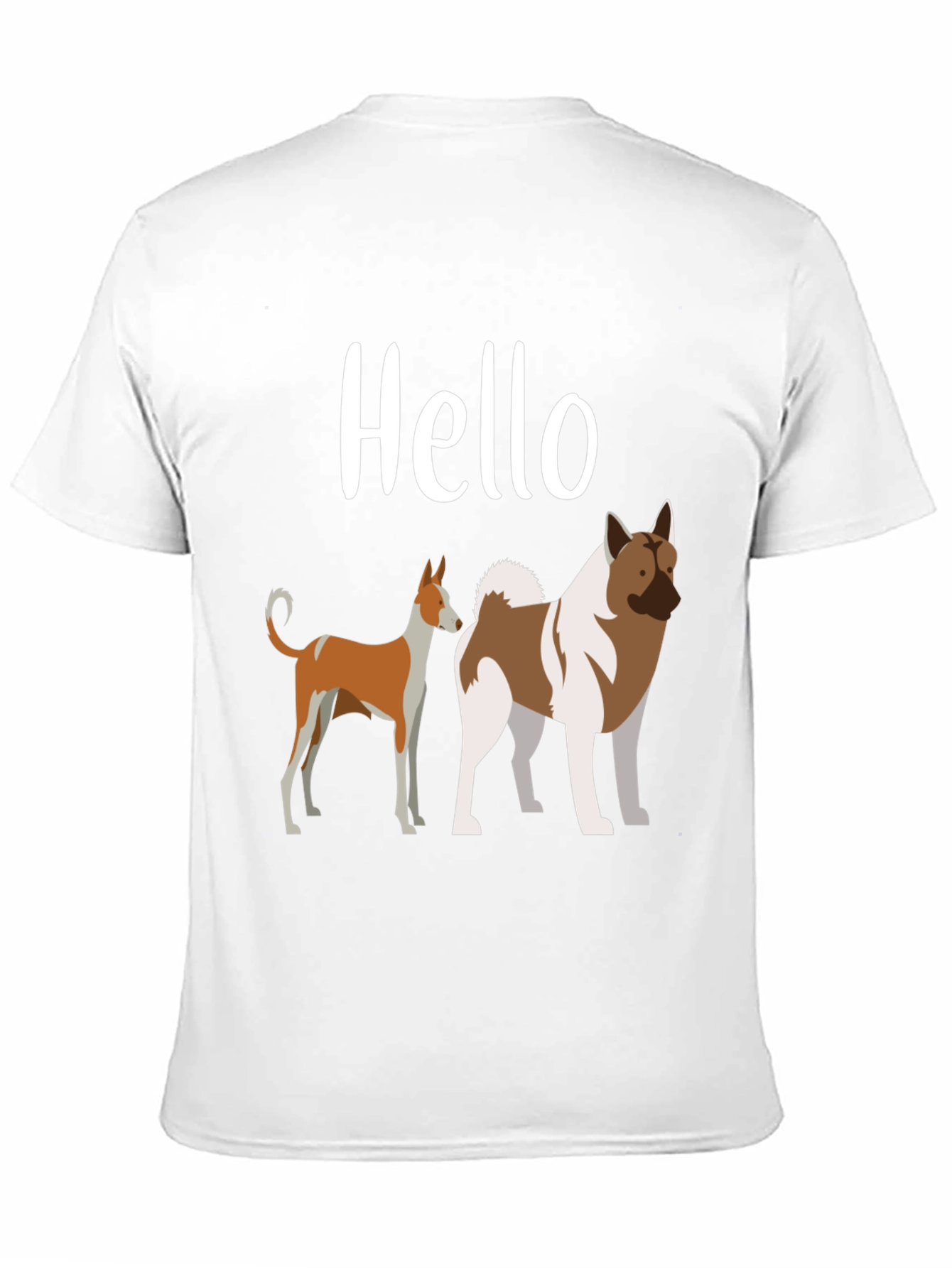 Hello Dog T-Shirt Cute Dog Lover Tee