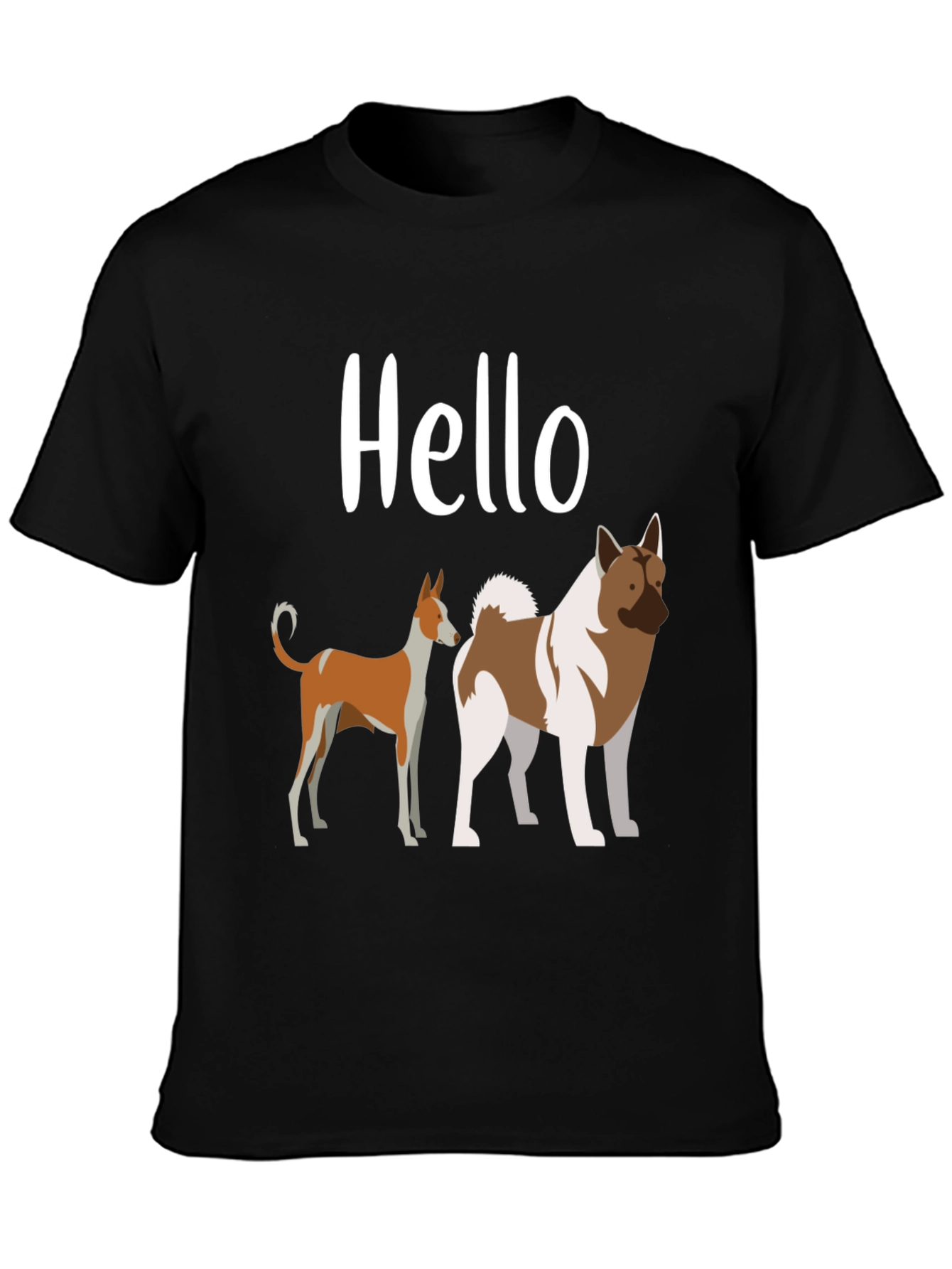 Hello Dog T-Shirt Cute Dog Lover Tee