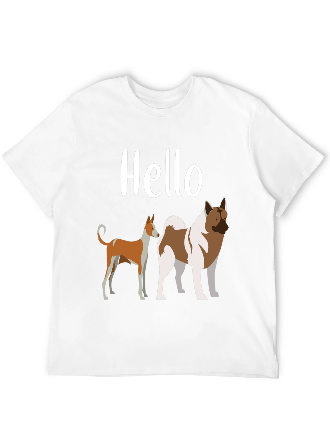 Hello Dog T-Shirt Cute Dog Lover Tee