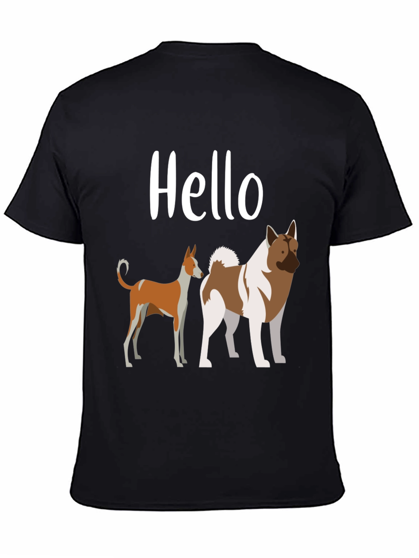 Hello Dog T-Shirt Cute Dog Lover Tee