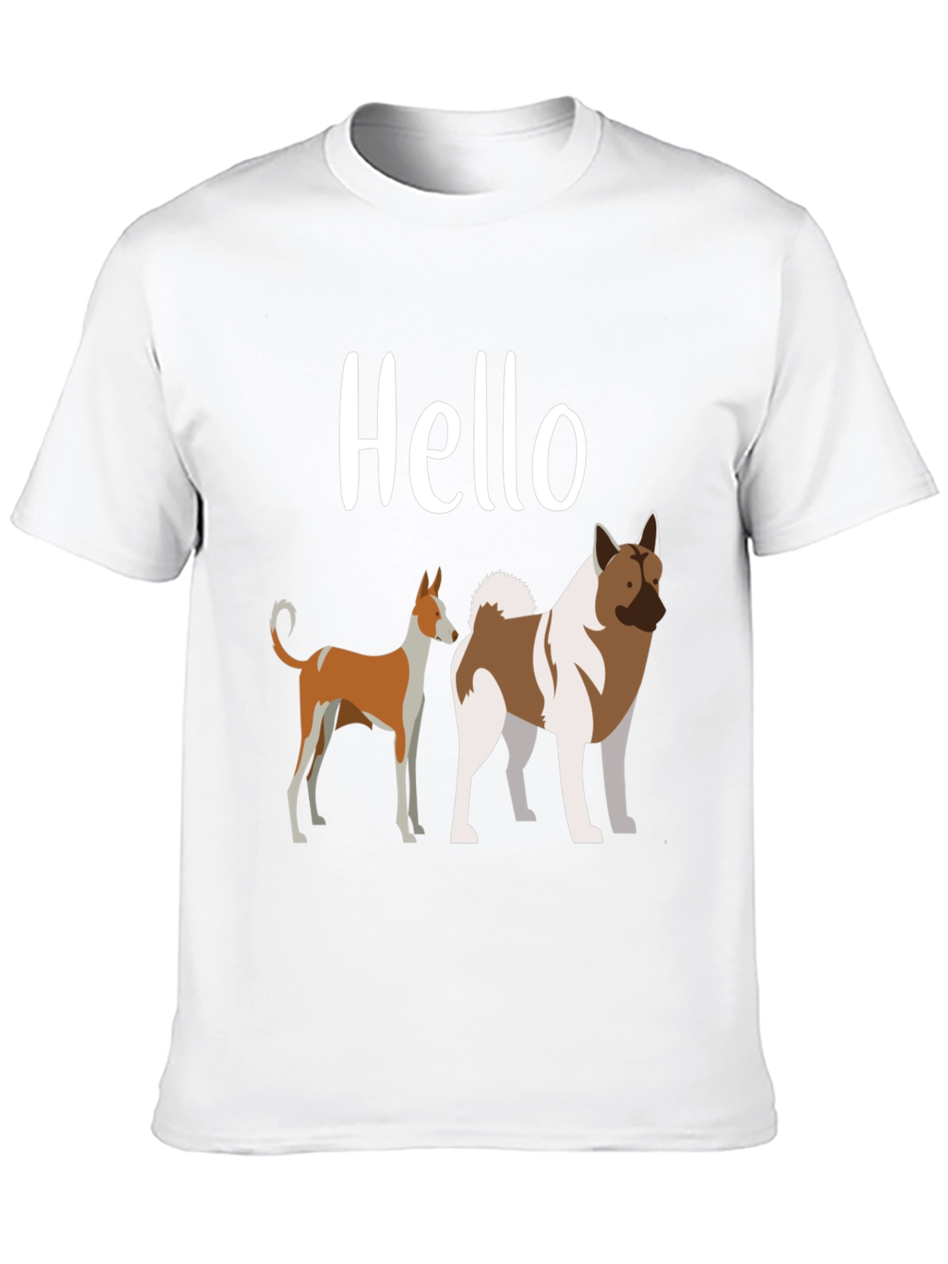 Hello Dog T-Shirt Cute Dog Lover Tee
