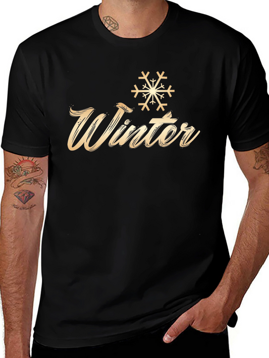 Winter Snowflake Graphic T-Shirt