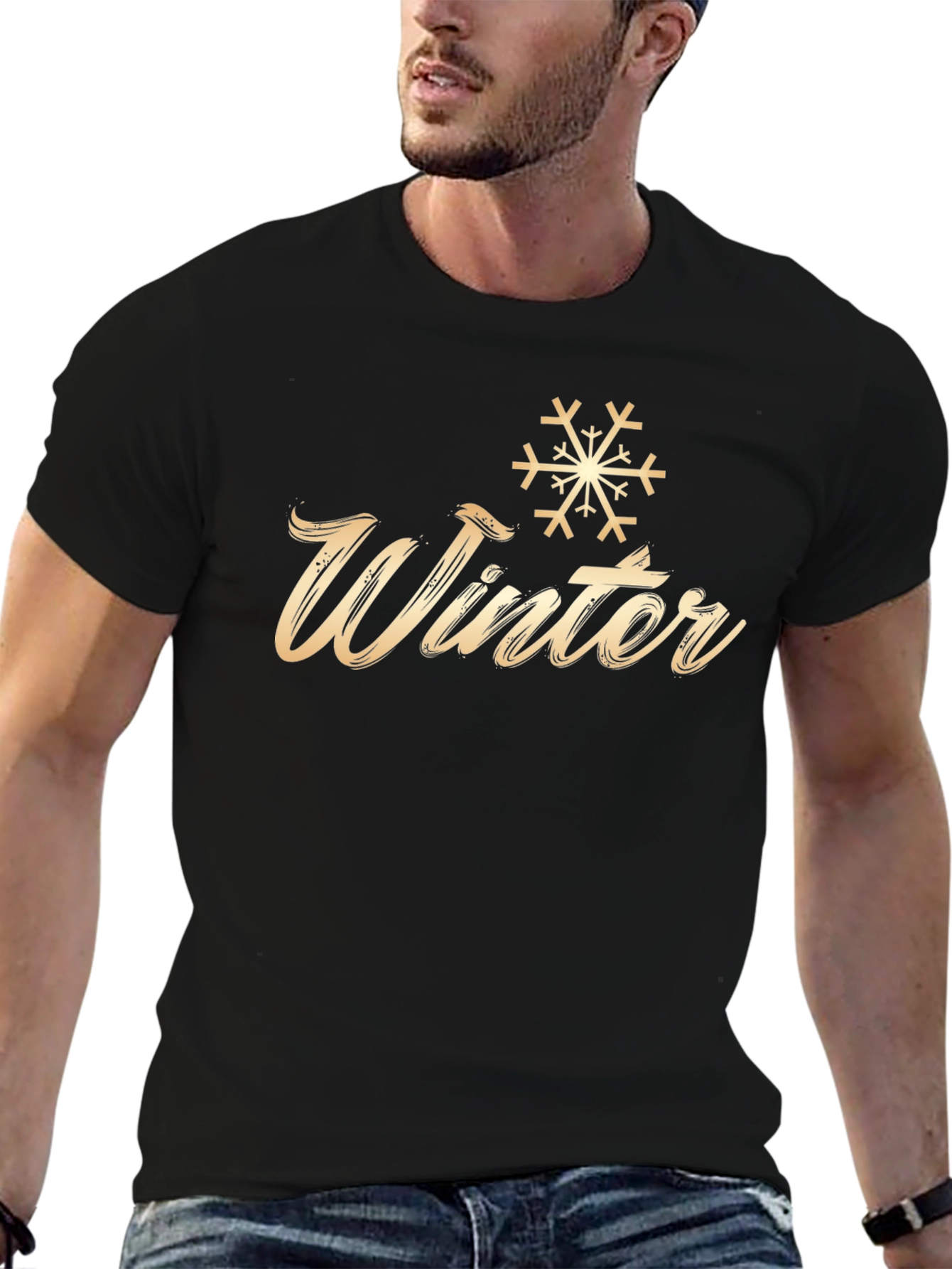 Winter Snowflake Graphic T-Shirt