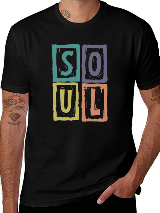 Soul Graphic Print Crew Neck T-Shirt