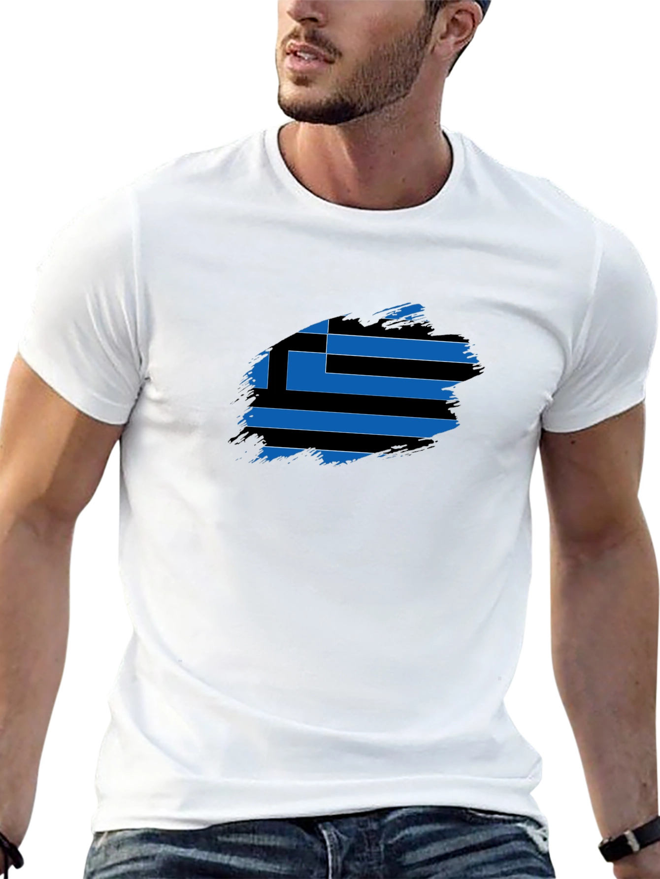 Greek Flag T-Shirt: Show Your Pride
