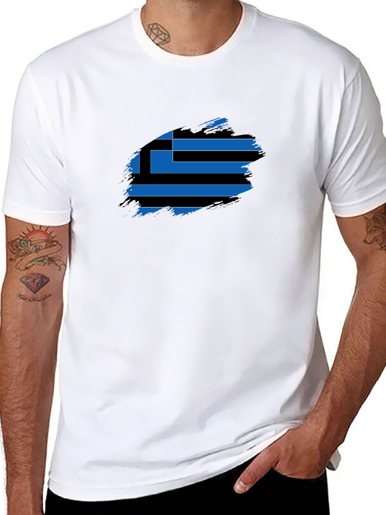 Greek Flag T-Shirt: Show Your Pride