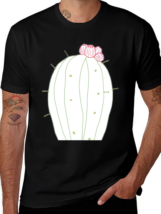 Cactus Flower Graphic Tee - Desert Style