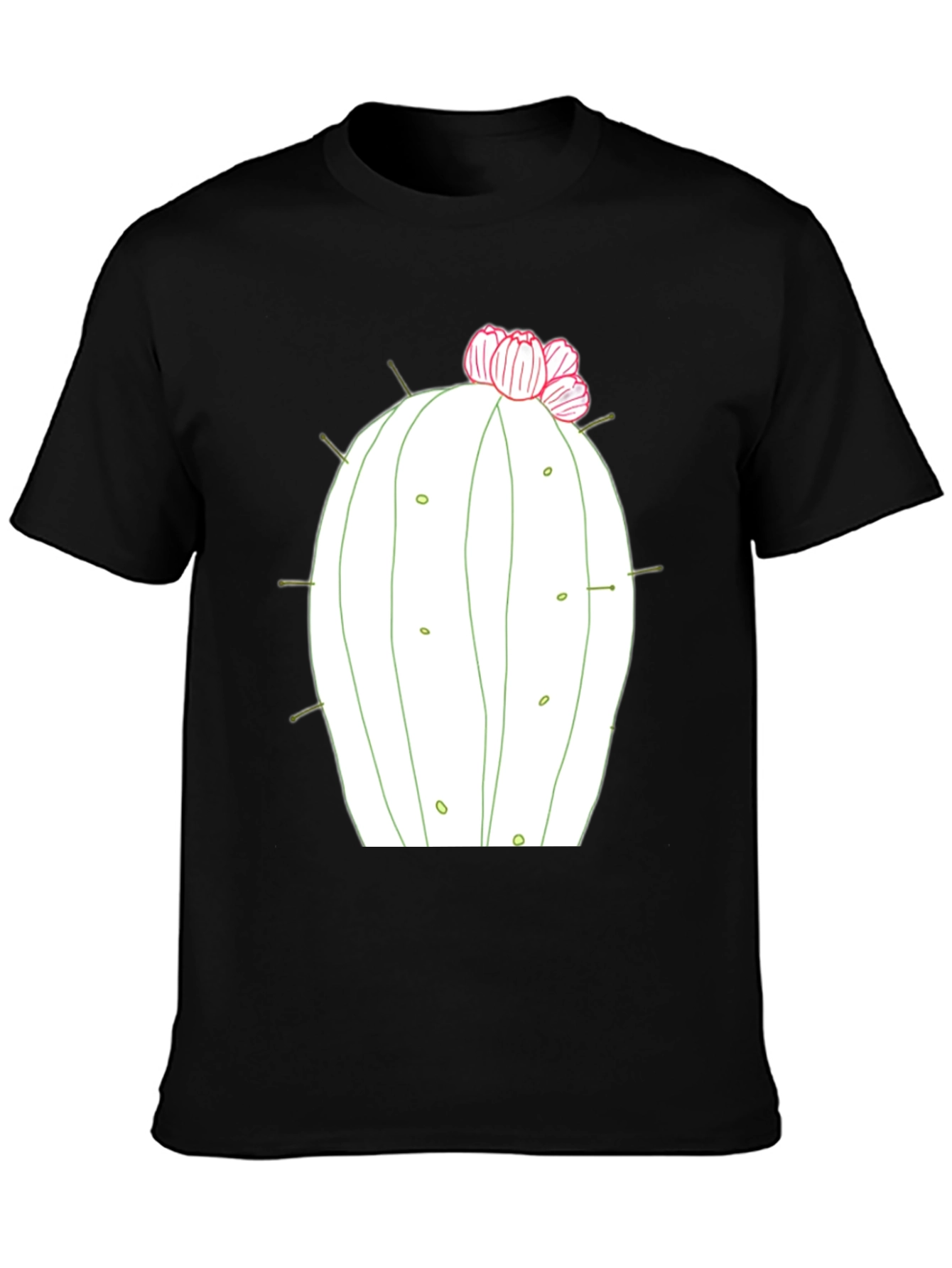 Cactus Flower Graphic Tee - Desert Style