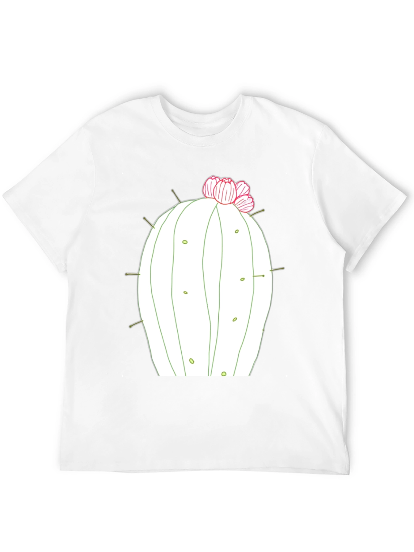 Cactus Flower Graphic Tee - Desert Style