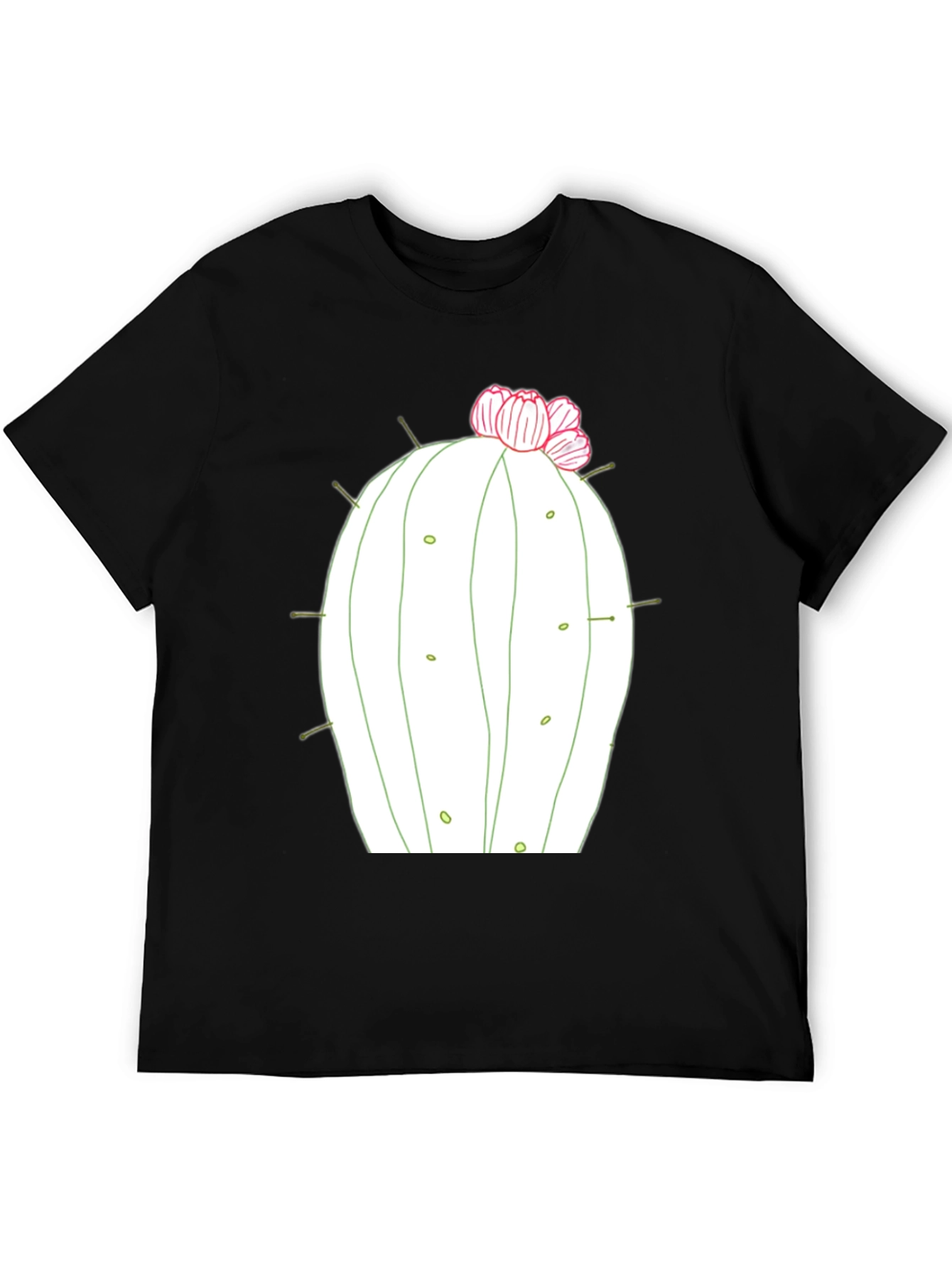Cactus Flower Graphic Tee - Desert Style