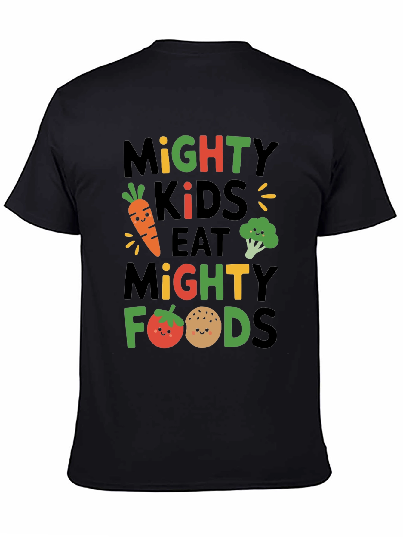 Mighty Kids Eat Mighty Foods Graphic Tee