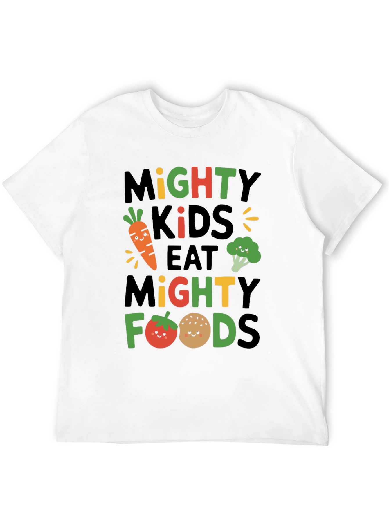 Mighty Kids Eat Mighty Foods Graphic Tee