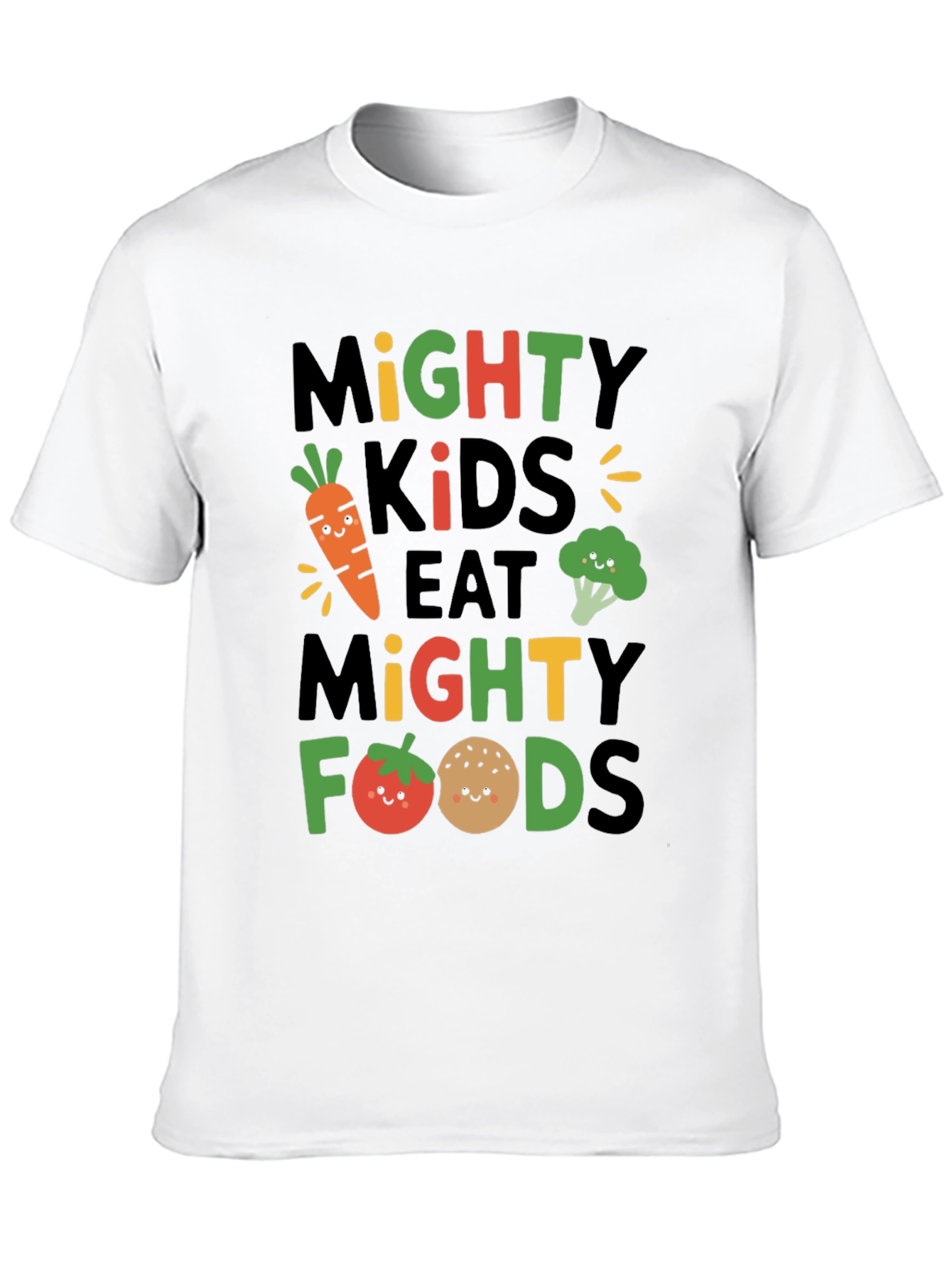 Mighty Kids Eat Mighty Foods Graphic Tee