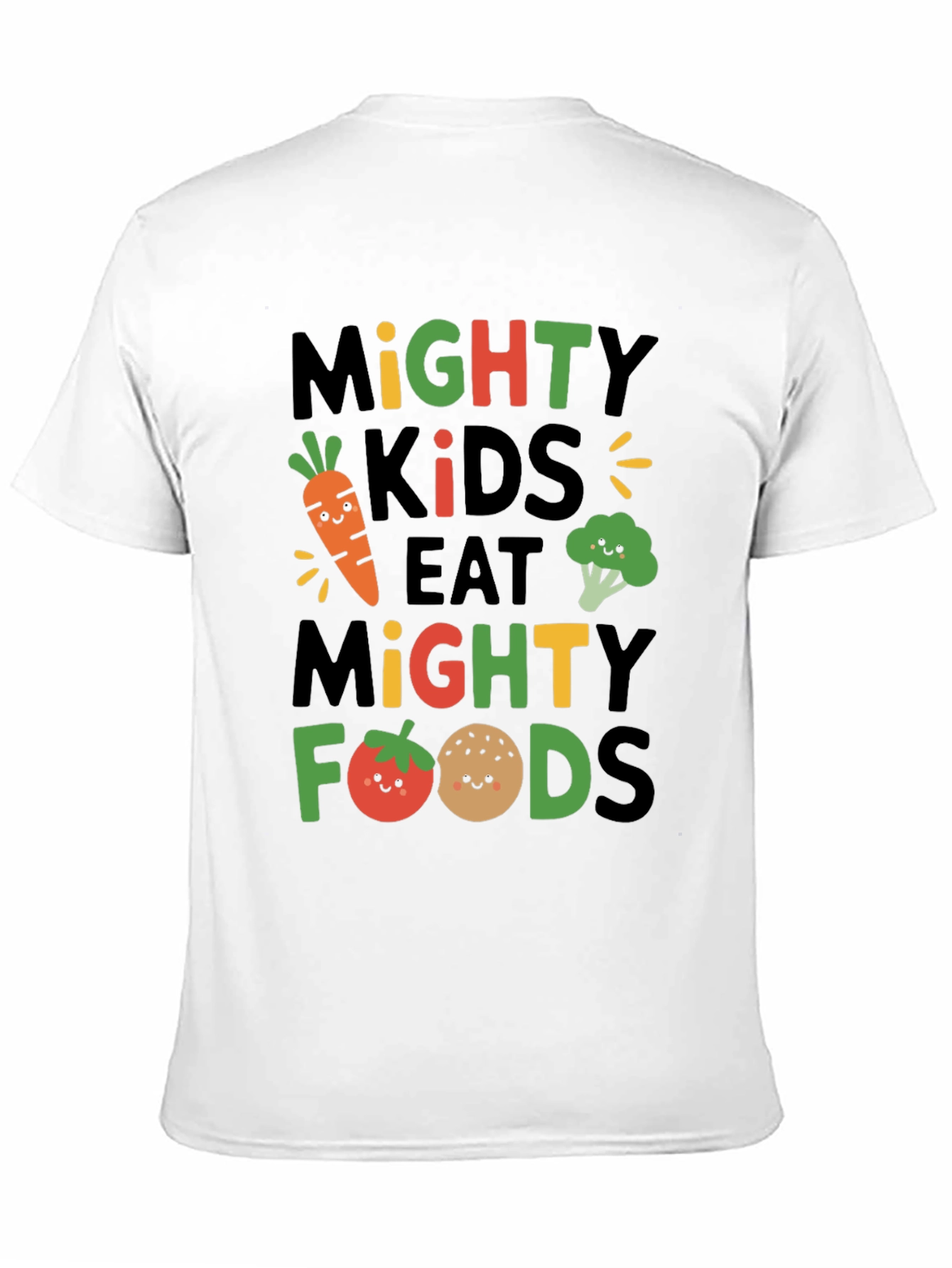 Mighty Kids Eat Mighty Foods Graphic Tee