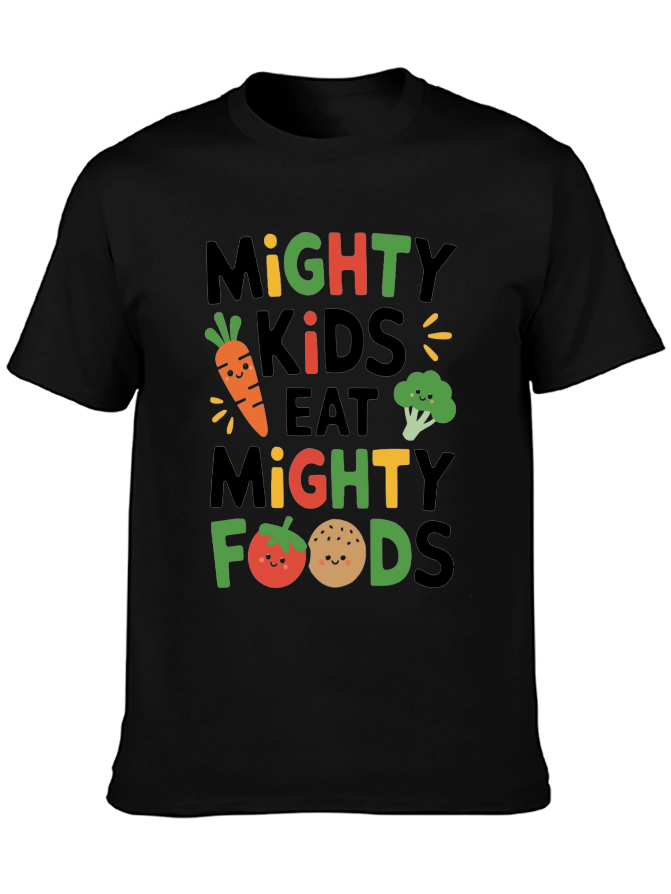 Mighty Kids Eat Mighty Foods Graphic Tee