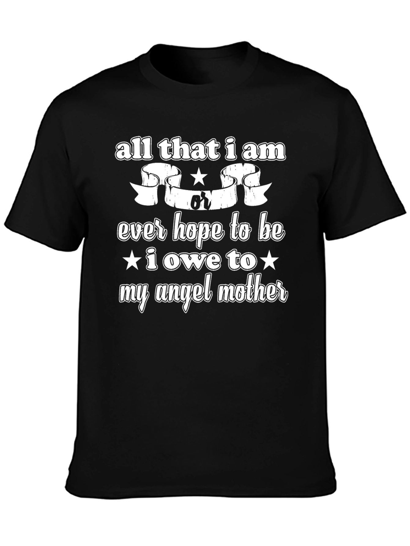 Angel Mother Graphic Tee - Soft Cotton Blend