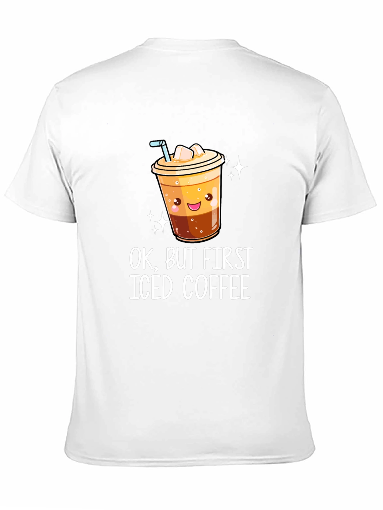 Iced Coffee Graphic Tee - Black T-Shirt