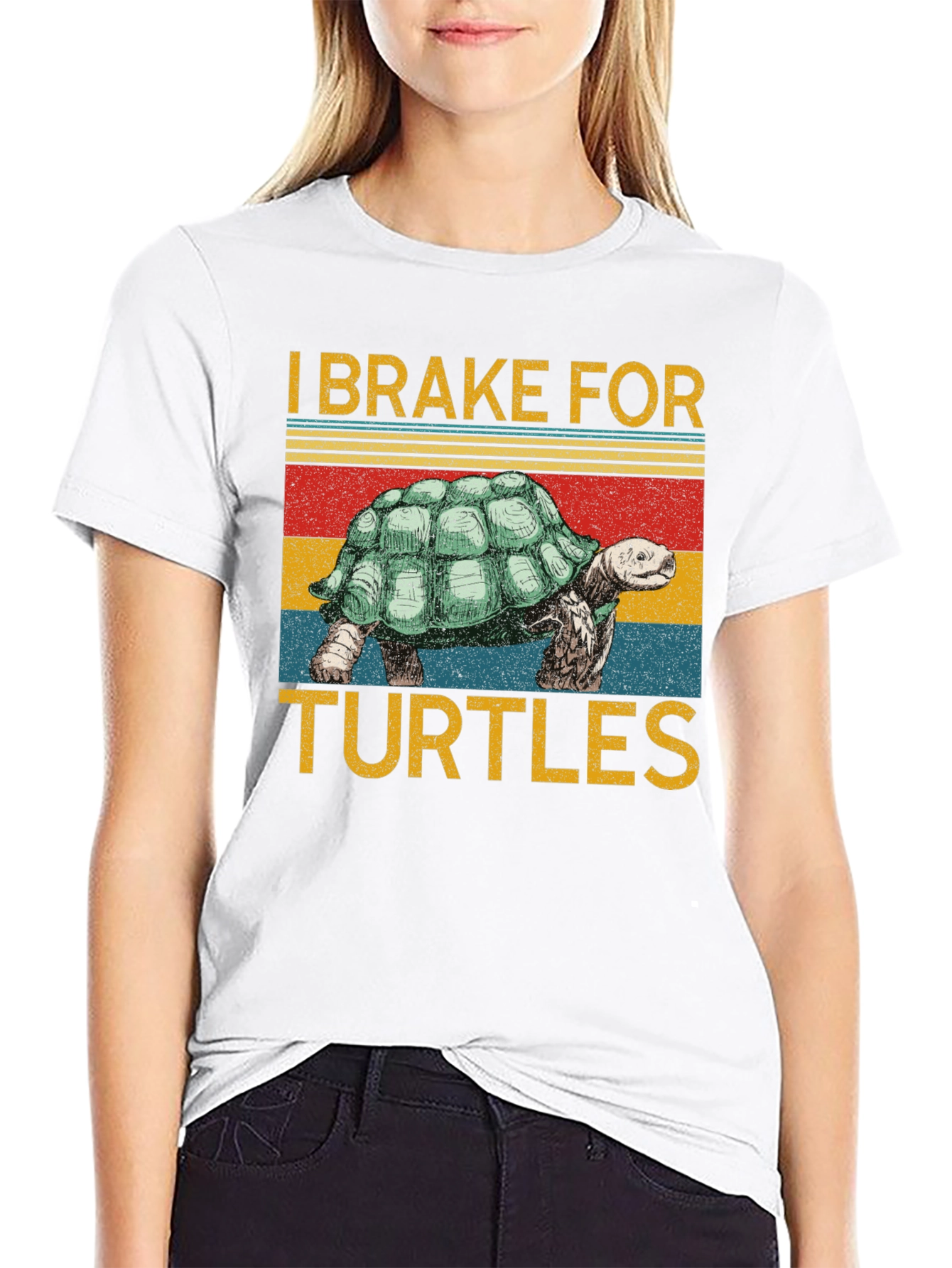 I Brake For Turtles Graphic T-Shirt