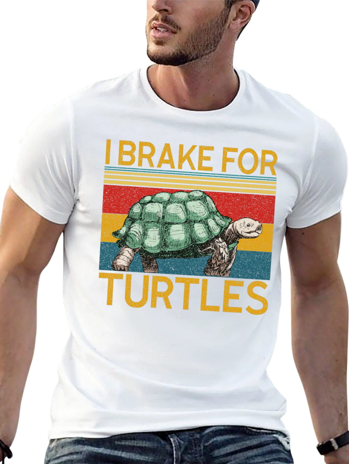 I Brake For Turtles Graphic T-Shirt