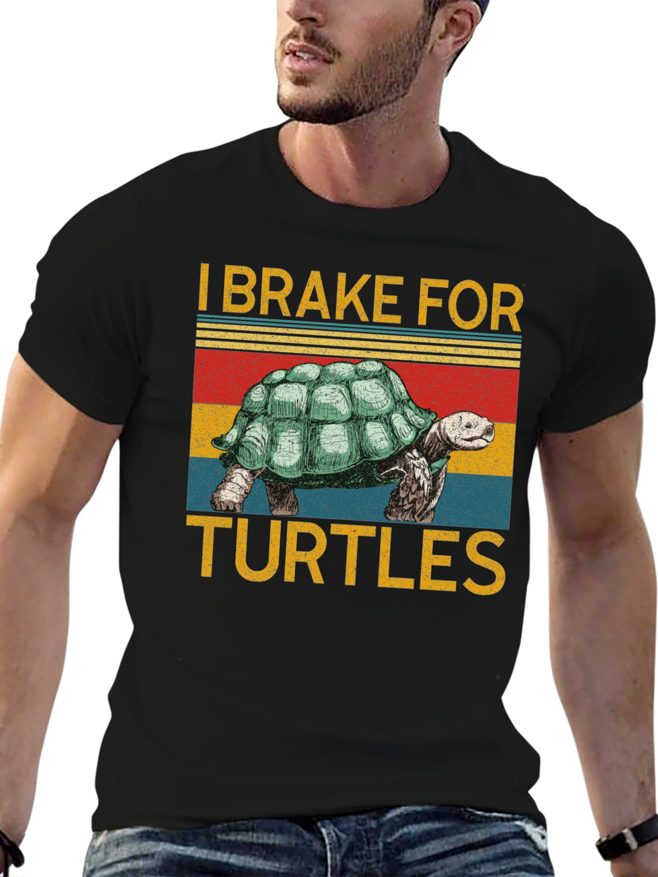 I Brake For Turtles Graphic T-Shirt