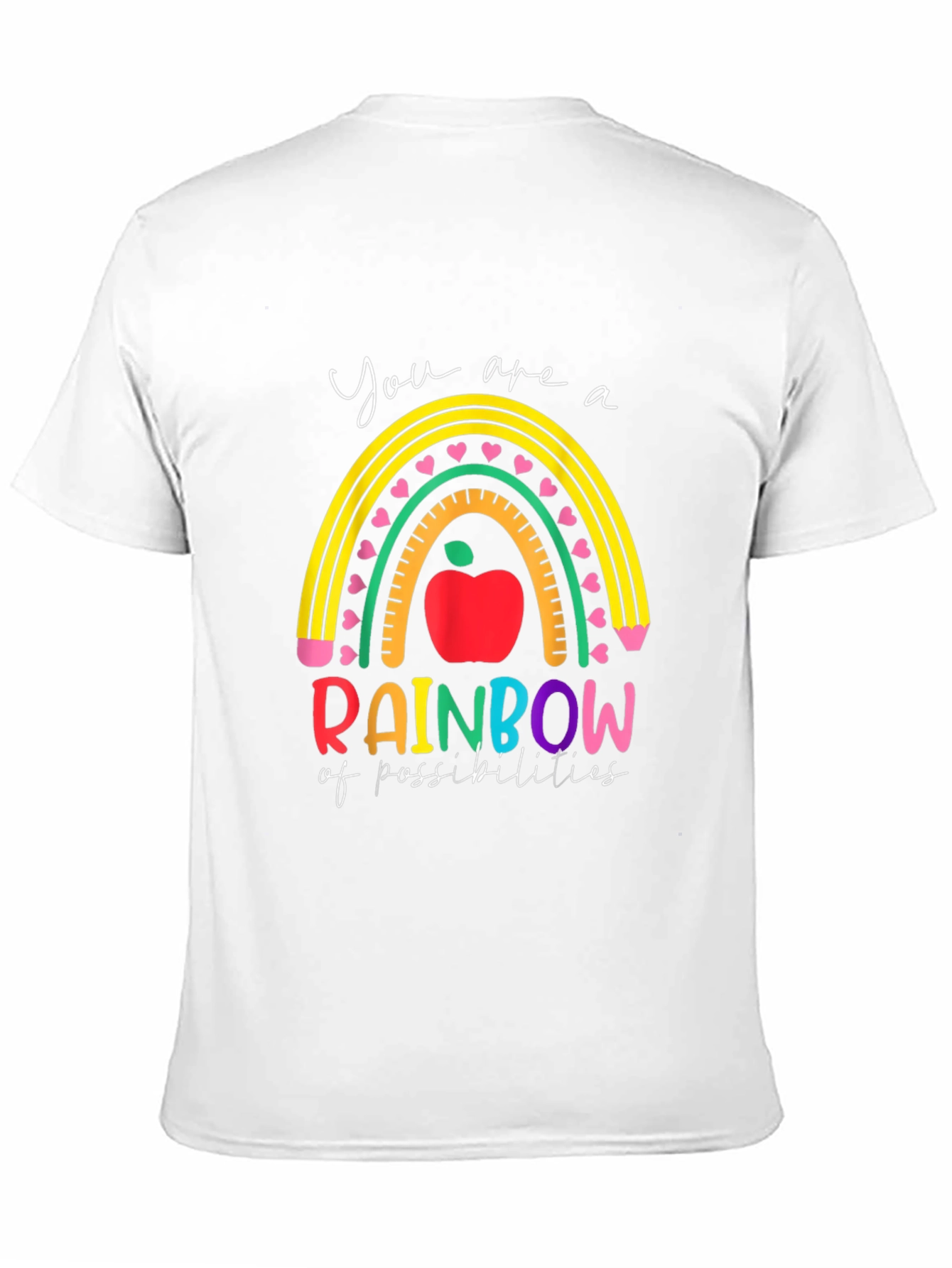 Rainbow of Possibilities Teacher Graphic Tee