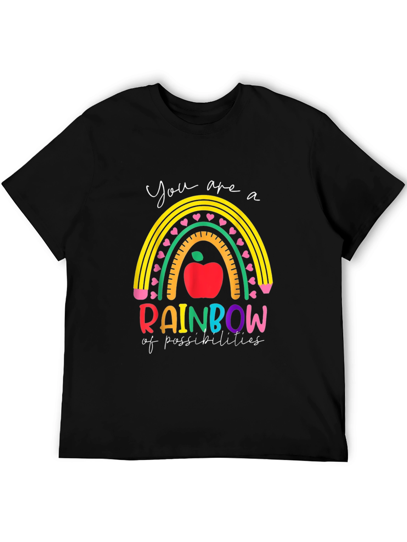 Rainbow of Possibilities Teacher Graphic Tee
