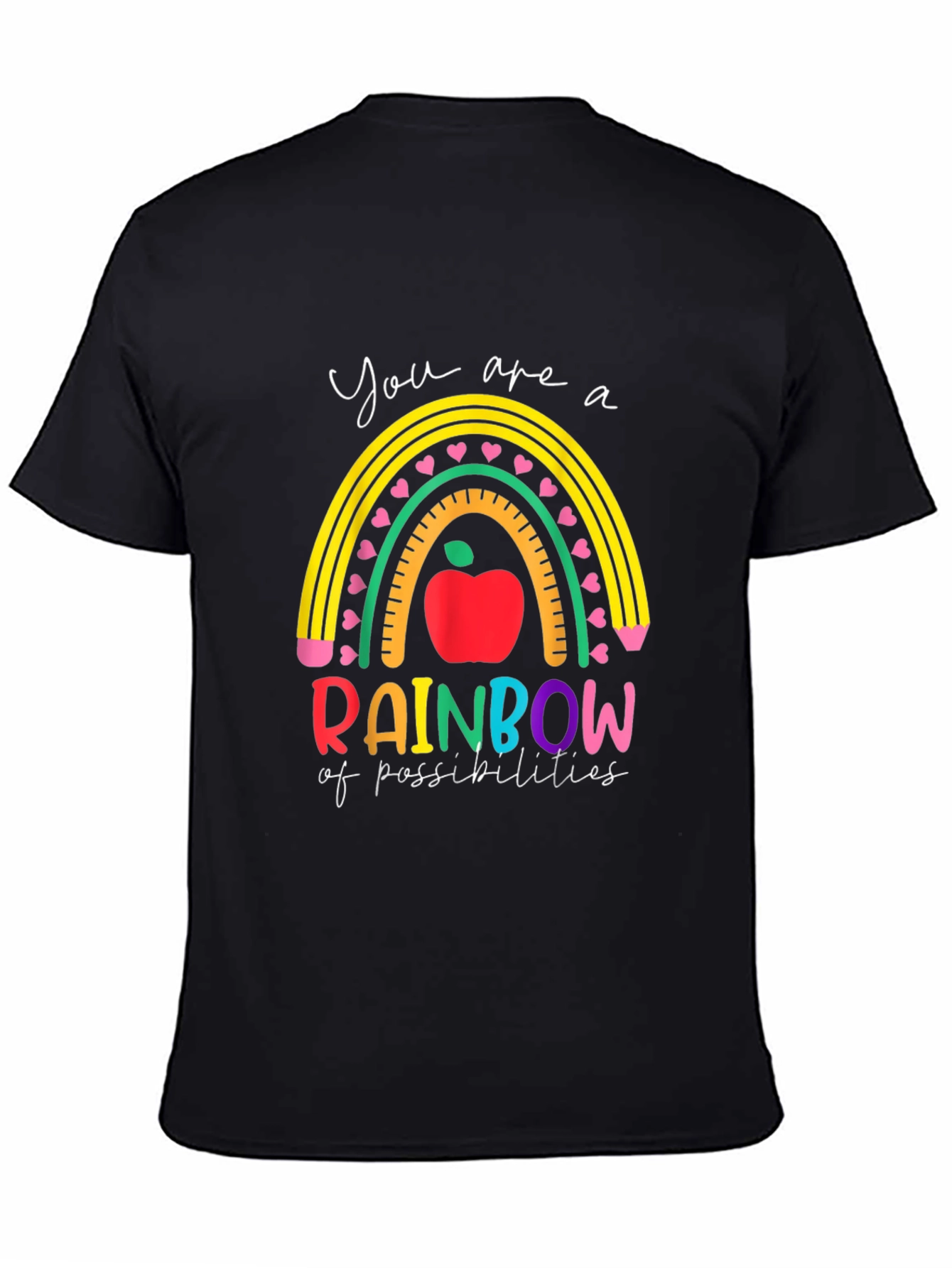 Rainbow of Possibilities Teacher Graphic Tee