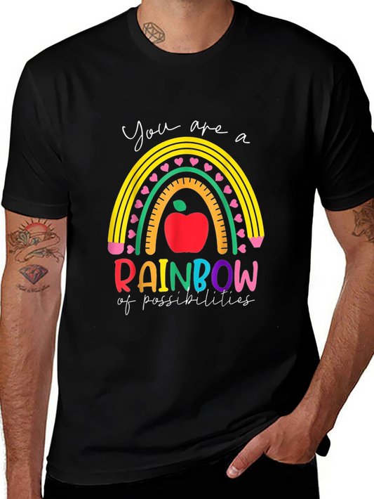 Rainbow of Possibilities Teacher Graphic Tee