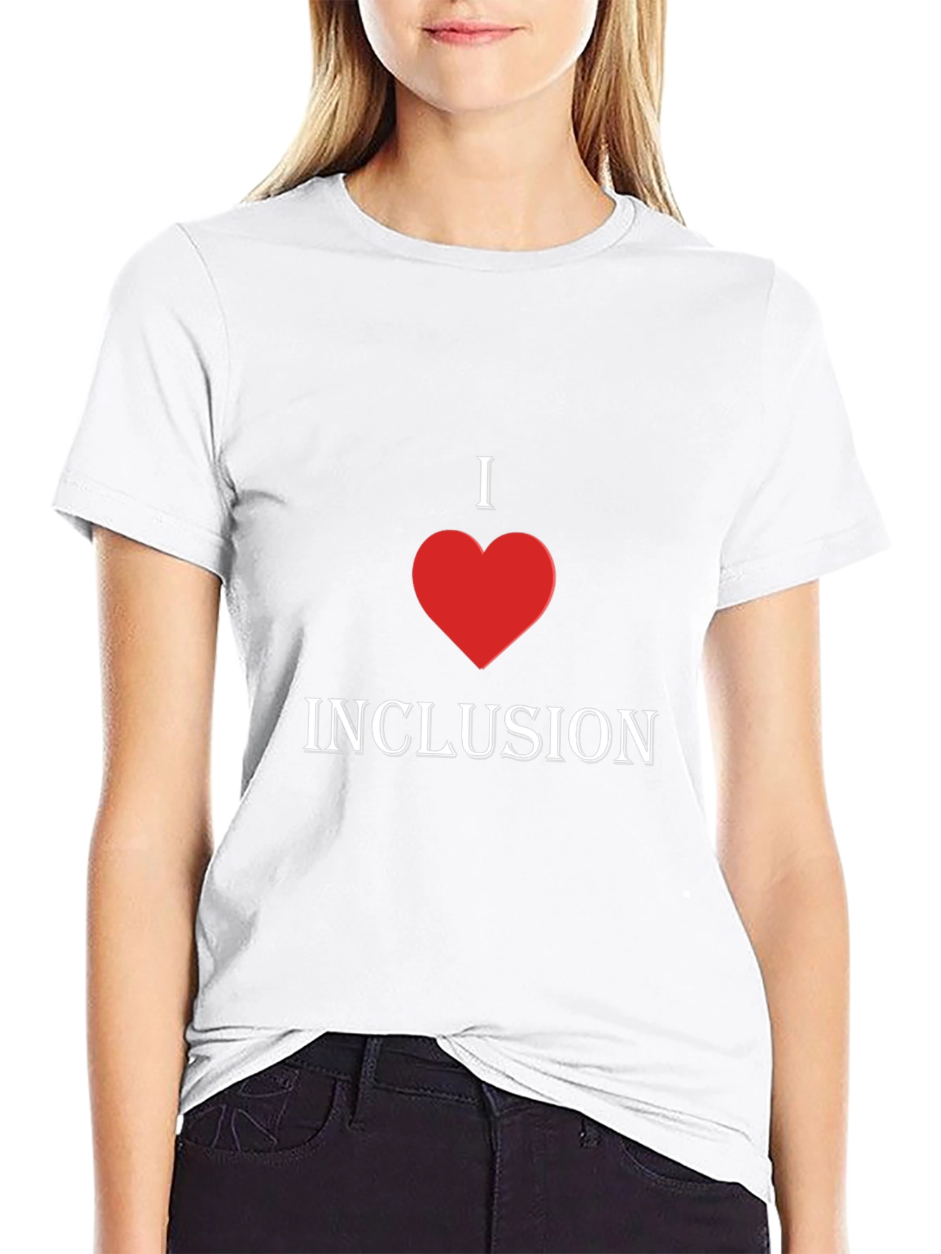 I Heart Inclusion T-Shirt - Stylish Graphic Tee