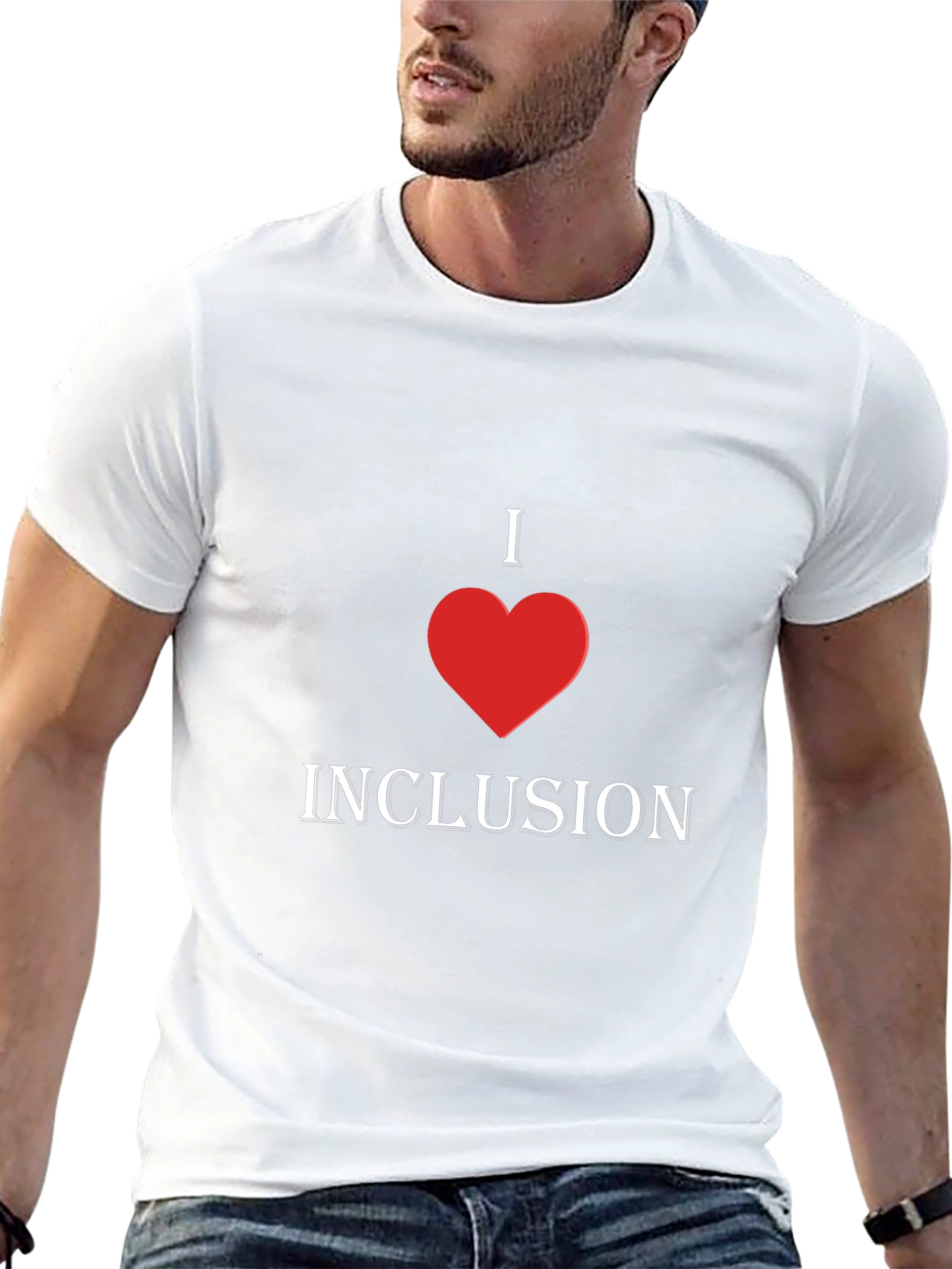 I Heart Inclusion T-Shirt - Stylish Graphic Tee