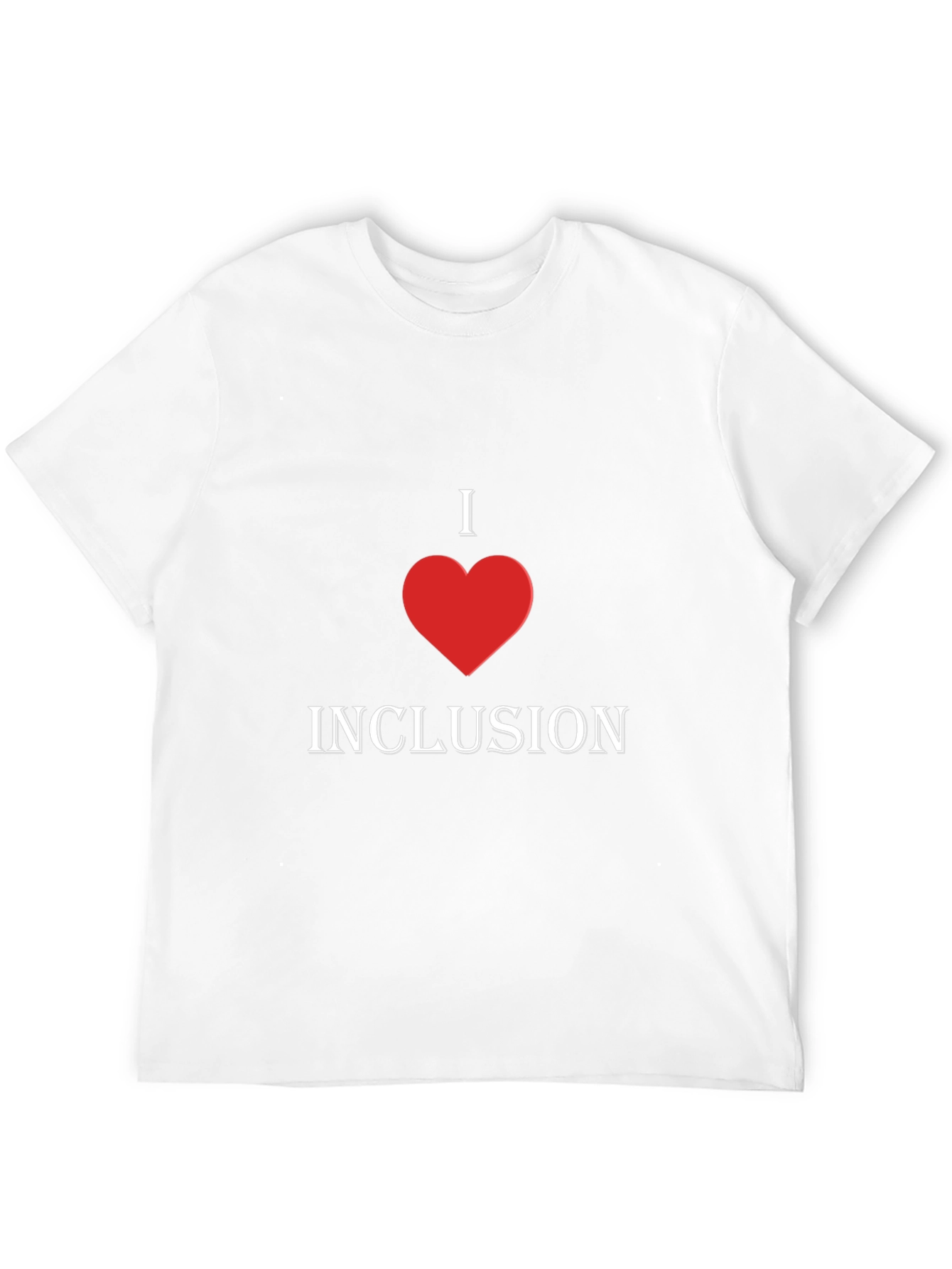 I Heart Inclusion T-Shirt - Stylish Graphic Tee