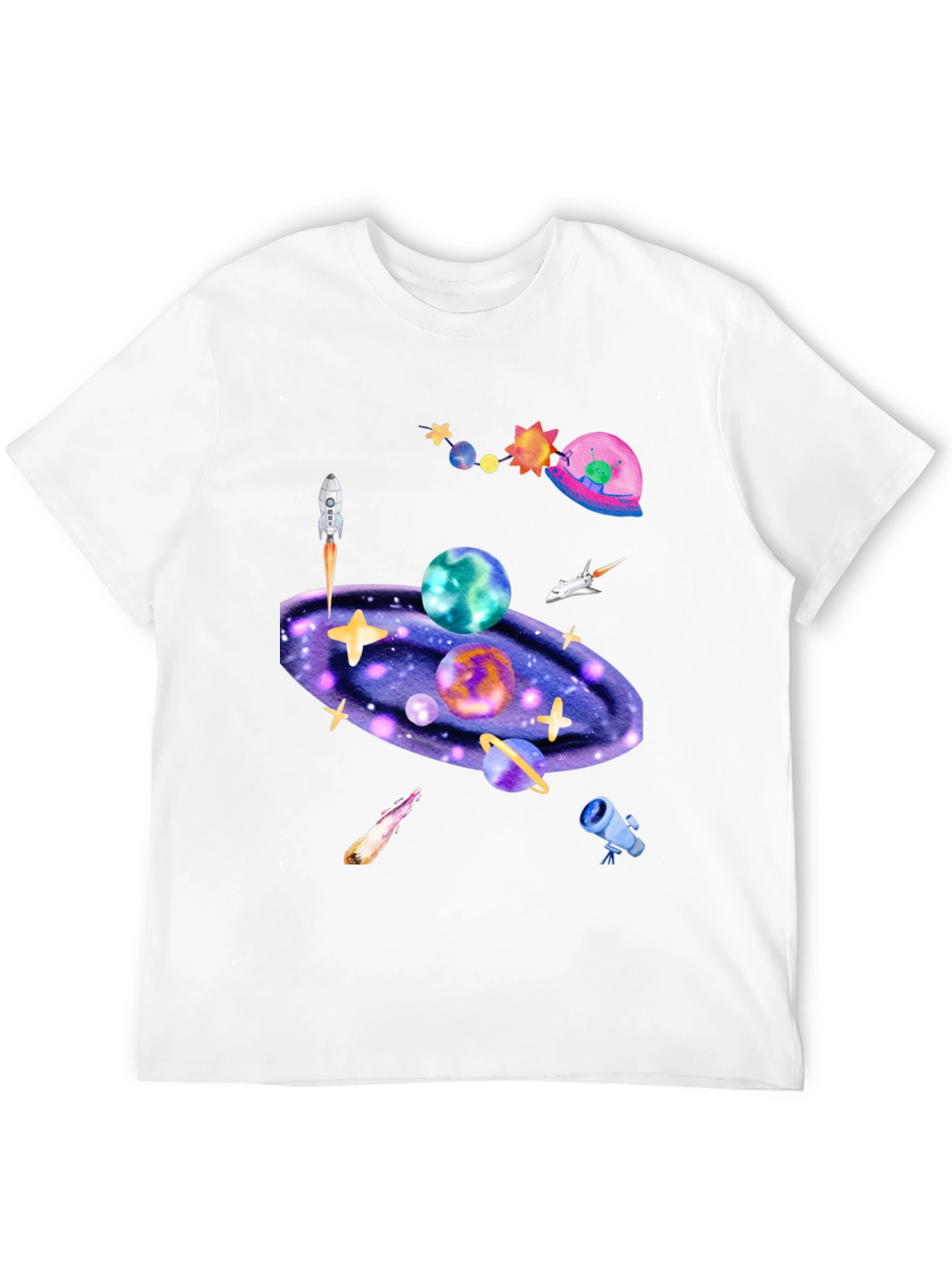 Cosmic Galaxy Graphic T-Shirt - Explore the Universe!