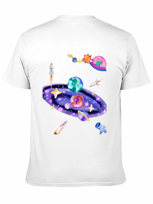 Cosmic Galaxy Graphic T-Shirt - Explore the Universe!